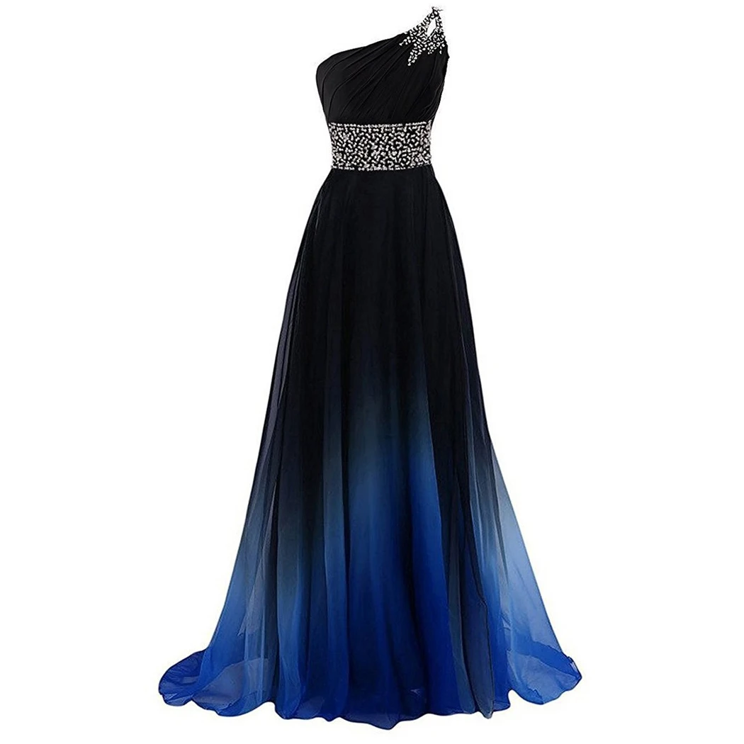 Длинное ТРАПЕЦИЕВИДНОЕ ПЛАТЬЕ подружки невесты с одним плечом; Vestido De Madrinha De Casamento Longo; элегантные платья для выпускного