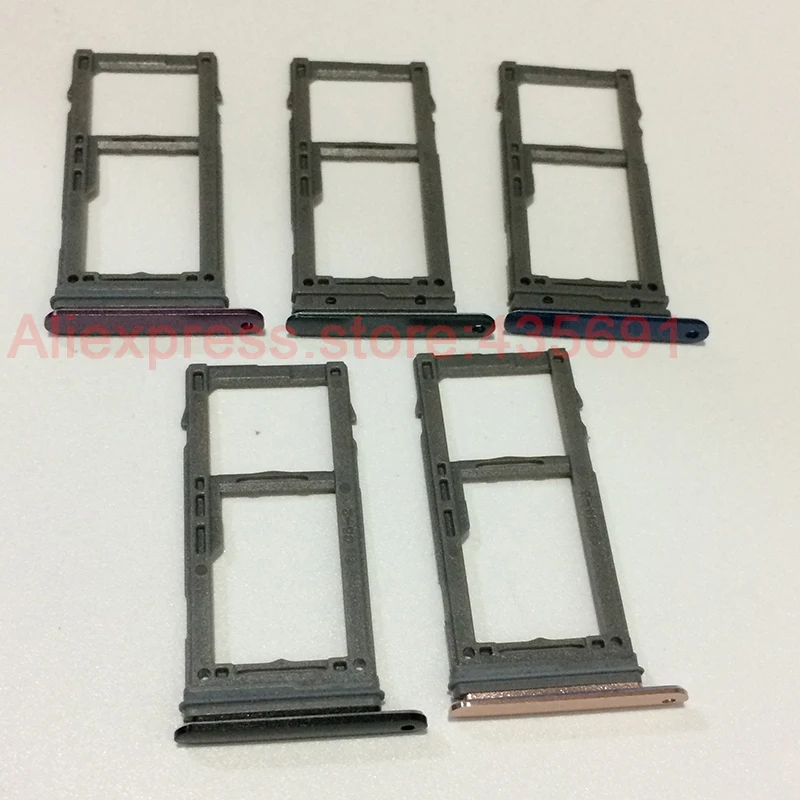 1pcs with Tracking number Original Single Nano Sim Card Holder Slot & Micro SD Tray Socket for Samsung Galaxy S9 Plus | Мобильные