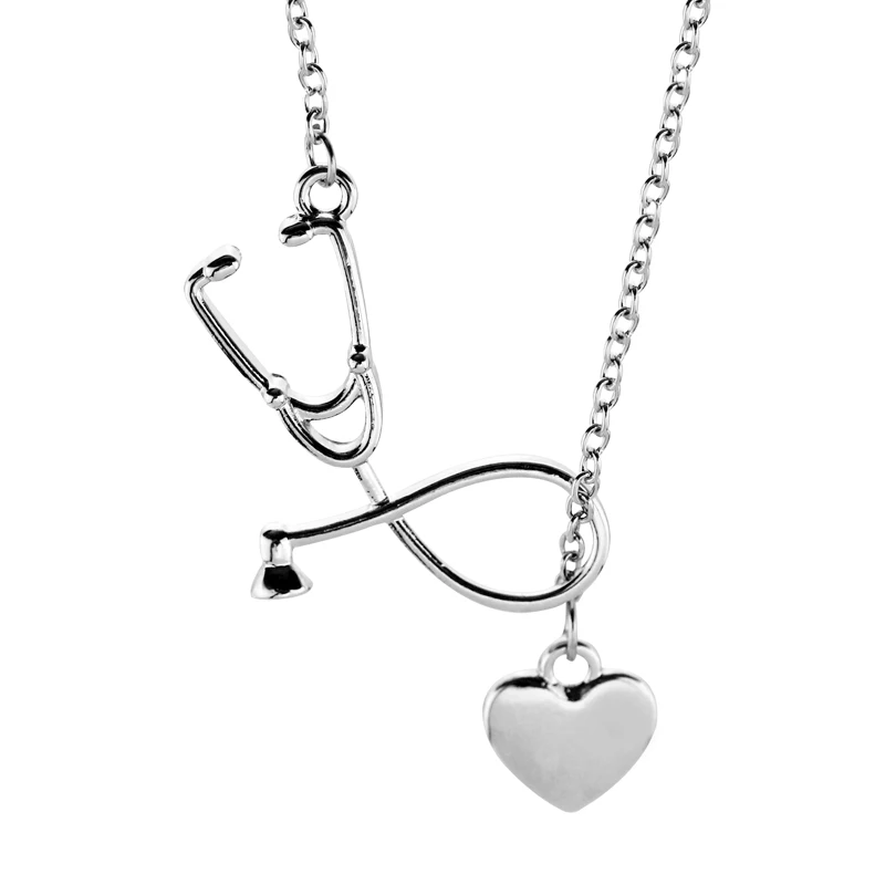 Ожерелье в форме сердца с стетоскопом для врачей и медсестер медицинский аппарат