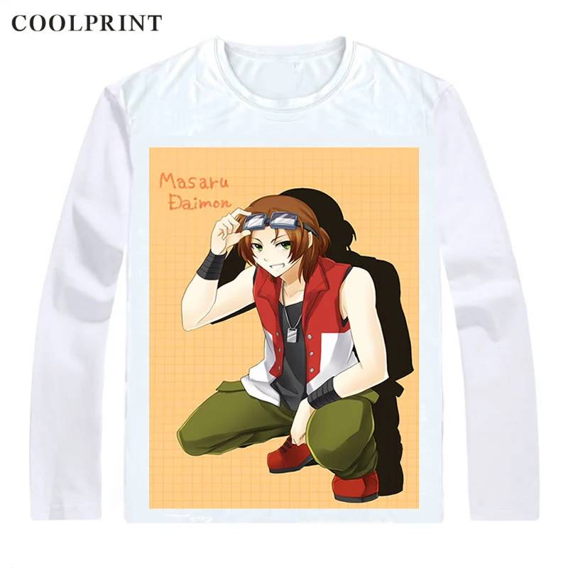 Style 15 Dejitaru Monsuta Digimon 5 футболок Многоцветные рубашки с длинными рукавами Digimon Savers отряд данных Digimon Seibazu Косплей рубашка - Цвет: Style 15