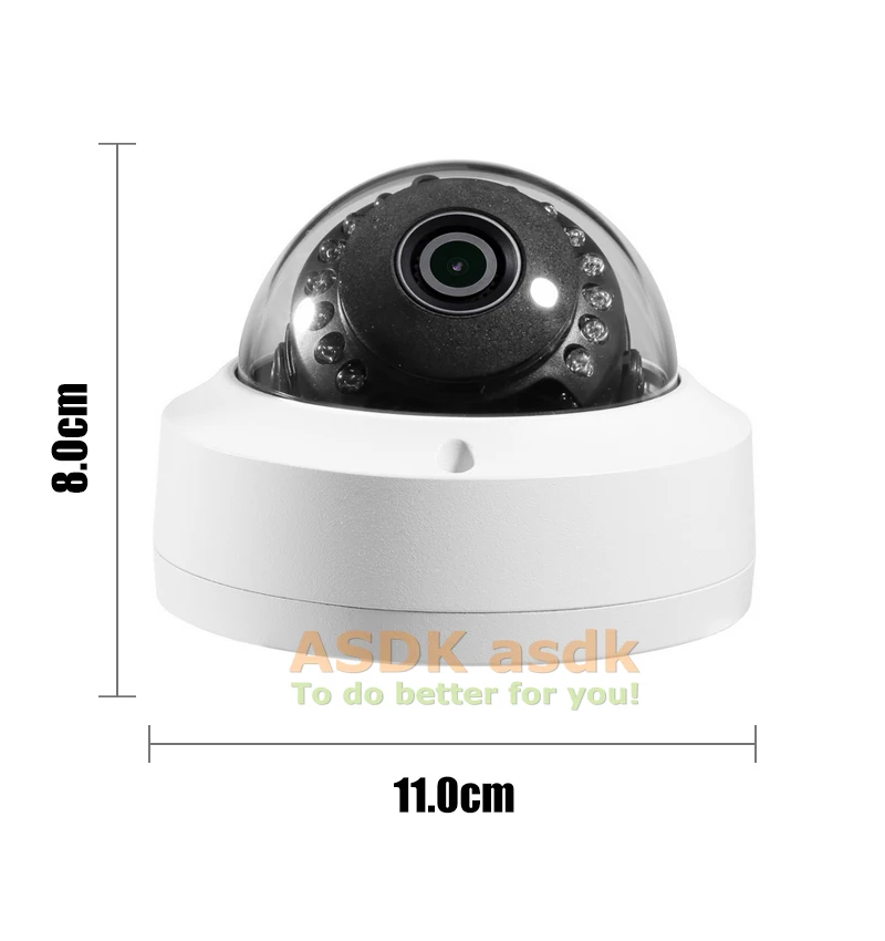 H.265 HD Антивандальная Водонепроницаемая 3MP светодиодная наружная IP камера