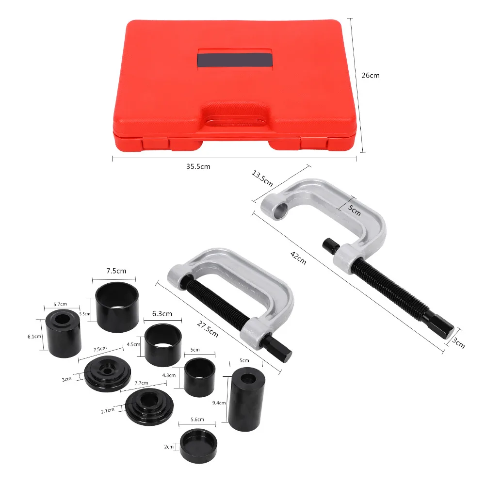

10pcs/set Car Ball Joint Auto Remover Installer Tools Service 2 & 4WD Auto Repair Brake Tools