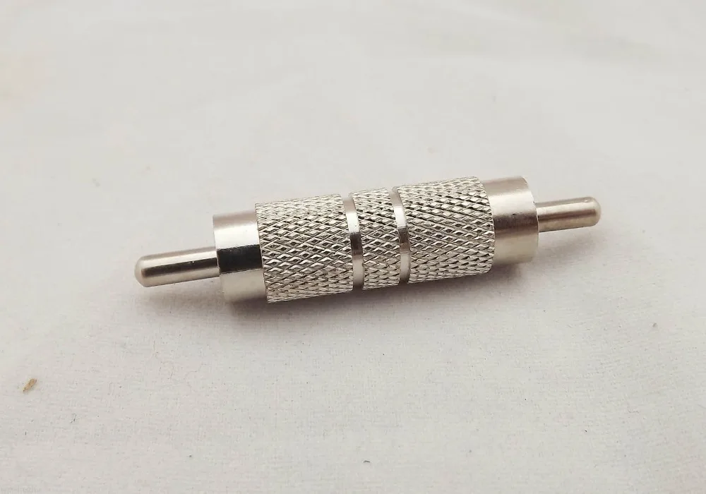 2 шт RCA штекер к в серии TV AV RF адаптер соединитель латунь|tv rca|adapter rcaav to rca |