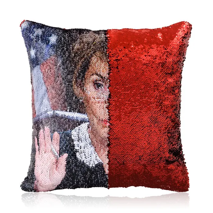 Judge Judy Подушка с блестками/40x40 модная индивидуальная домашняя наволочка Подушка для автомобиля украшение дивана - Цвет: red