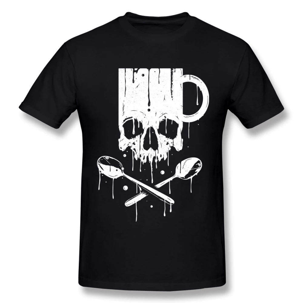 Популярные Уличная Кофе Пираты Футболка унисекс новейшие уникальные для