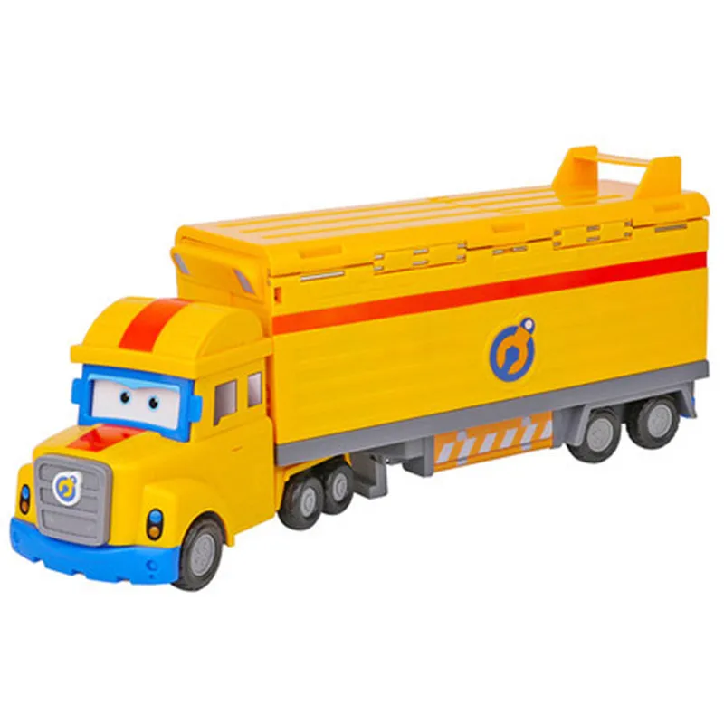 NEW ABS Super Wings Poppa Deluxe Multiple Scene Deformation Rescue Vehicle with Sound Combination Toy for birthday gifts