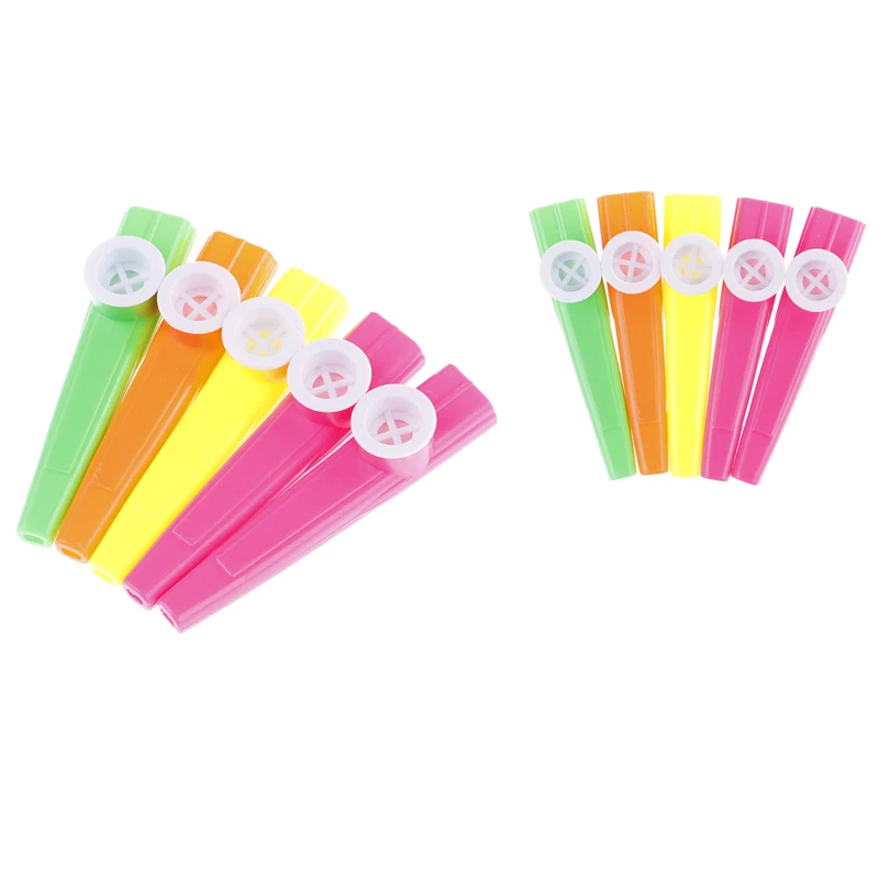 5 шт./лот пластиковые гармоника Рот Флейта Детские вечерние - Цена: 45,46 руб.