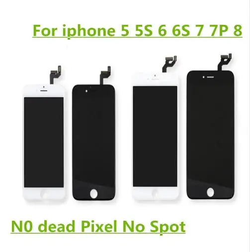Полный ЖК дисплей или экран в сборе для iphone 5 5G 5S 5C 6 6s без кнопки Домой и