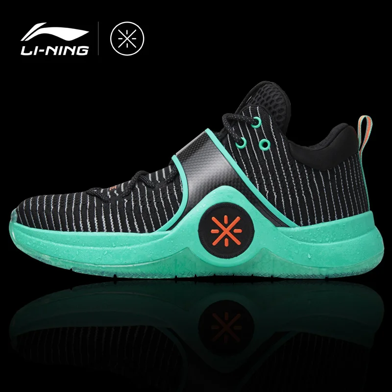 (Break Code)Li Ning WOW 6 DUANWU Профессиональная баскетбольная обувь подкладка облачная