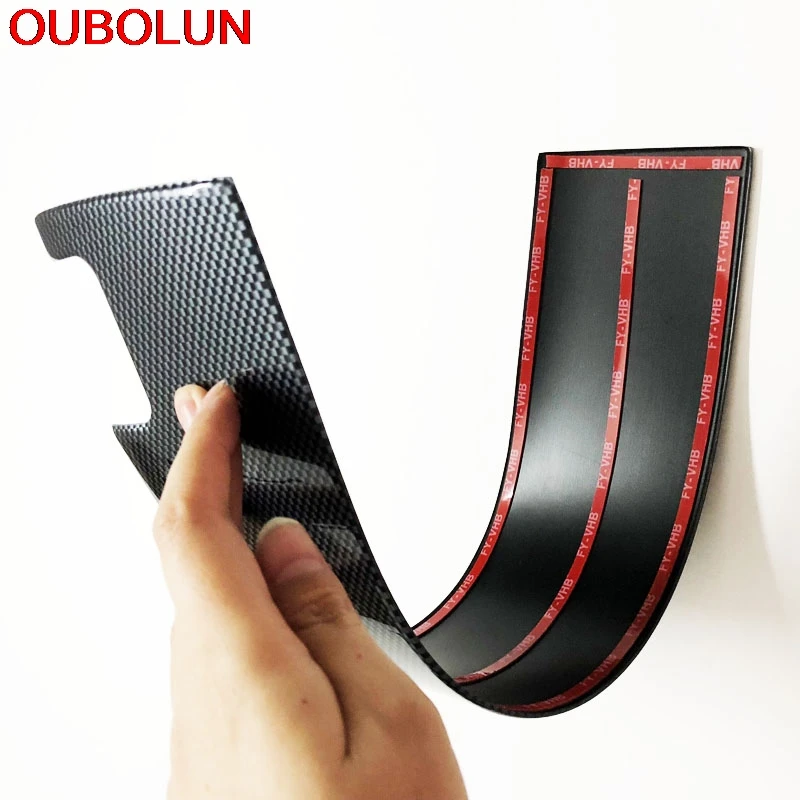OUBOLUN ABS углеродное волокно краска Передняя панель переключения передач Панель