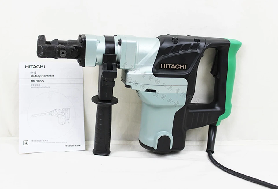 Япония HITACHI DH38SS молоток 38 мм Ударная дрель применимый Шестигранная ручка дрель электрический молоток дрель 1500 Вт 1000~ 2400/мин