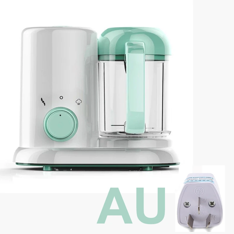 Electric Baby Food Maker Supplement Newborn Feeding Machine Cooking And Stirring Fruit Vegetable Processor Grinding Machine - Цвет: Green AU
