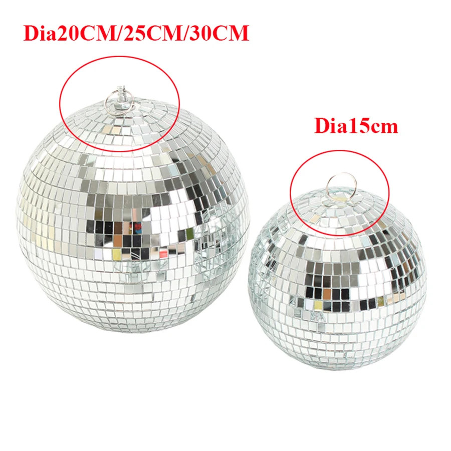 Thrisdar Dia15CM 20 см 25 см 30 см стеклянный Вращающийся Диско-зеркальный шар коммерческий праздничный свадебный светоотражающий подвесной диско-шар