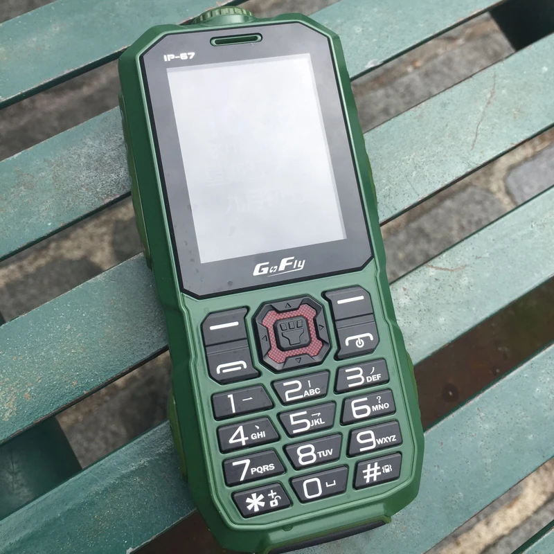 GOFLY A8S Водонепроницаемый IP67 длительный режим ожидания мобильный телефон с