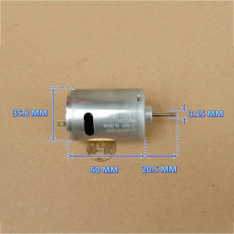 Двигатель MABUCHI RS-545SH-3250 12 В ~ 24 18 в 12500 об/мин высокоскоростной большой крутящий
