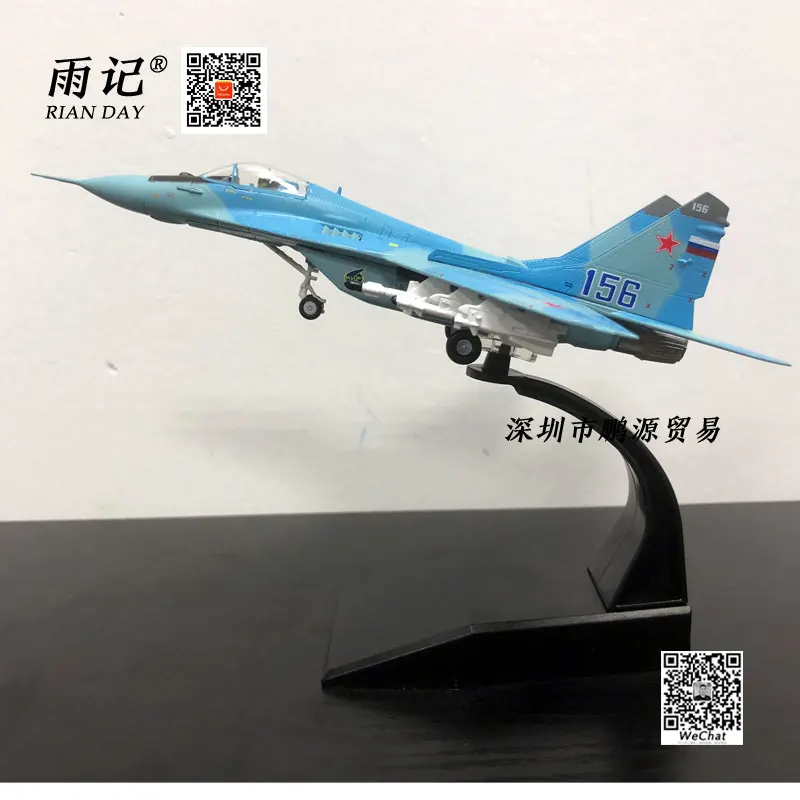 Амер 1/100 весы военная модель игрушки Русский Микояна миг-29 истребитель литой металлический самолет модель игрушки для подарка/Коллекция