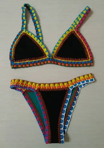 Бикини 2017 Vintage Ручной Чайник Bikinis Женщин Из Двух Частей Набор Купальник