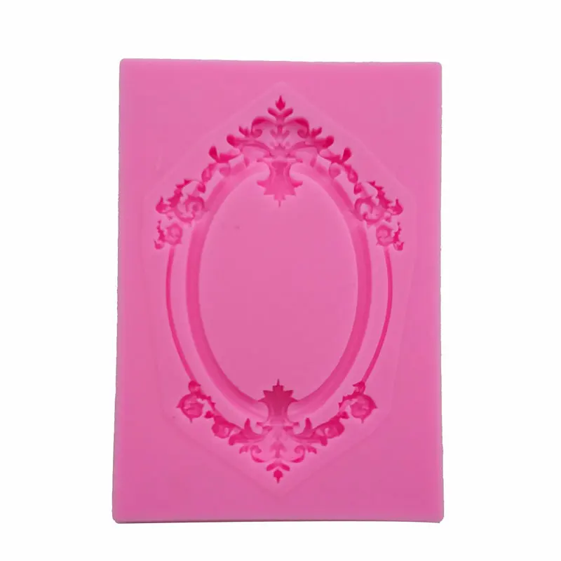 Силиконовая форма с кружевной рамкой для украшения торта помадки шоколада