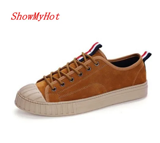 ShowMyHot Мужская дышащая обувь мужская удобная со шнуровкой из лакированной кожи |
