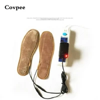 covpee winter warming usb electric powered heated insoles for shoes boots keep feet warm new usb heated insole for men women
