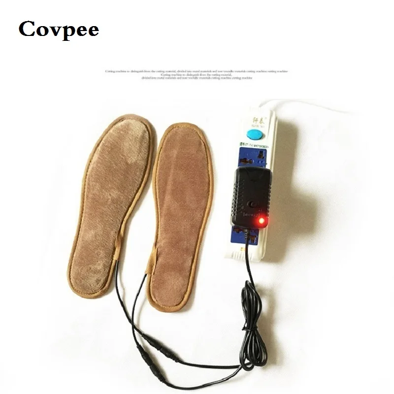Зимние теплые стельки Covpee с электрическим подогревом питанием от USB|insole for men|heated