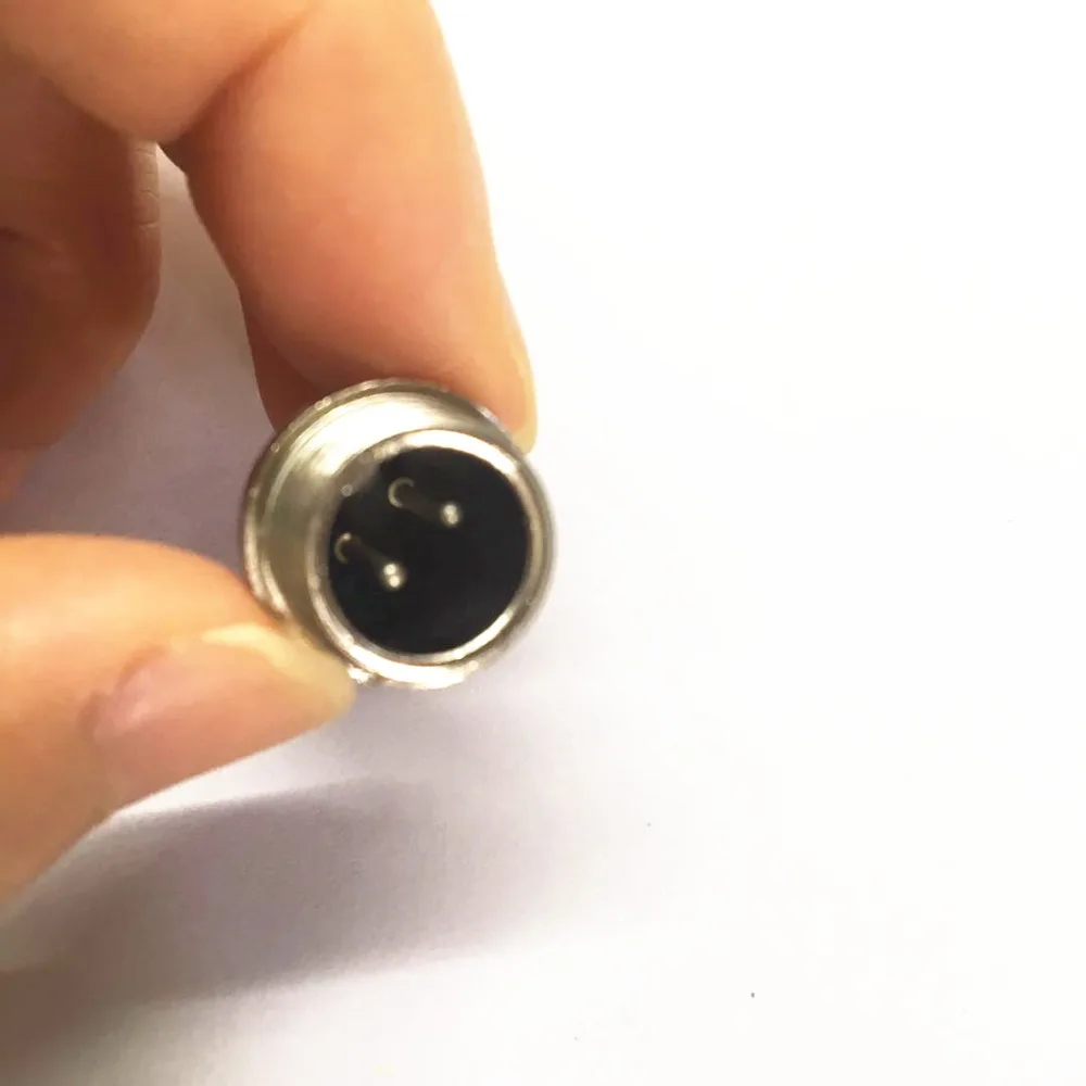20 шт./лот GX12 12 мм 2PIN мужской металлический авиационный Разъем Кабельный