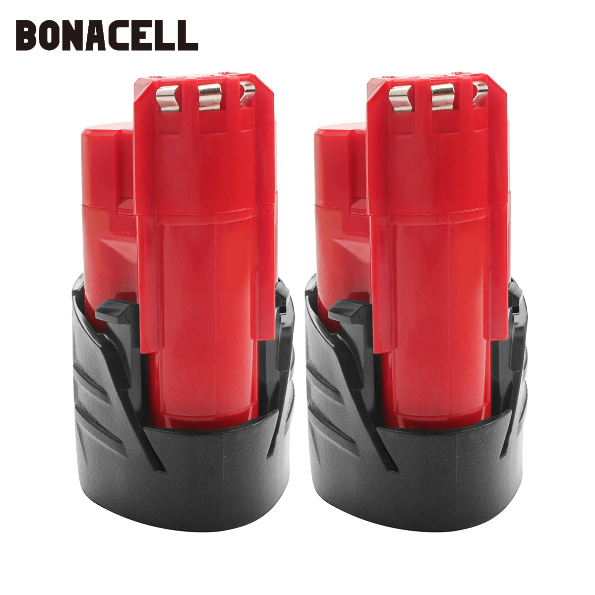 2 PACK Bonacell 12V 2000mAh литий-ионная аккумуляторная батарея, аккумулятор для электроинструмента Милуоки М12 48-11-2401 48-11-2440 L50 - Цвет: 2 PACK