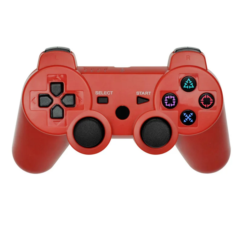 Красный Bluetooth геймпад для джойстик PS3 контроллер SIXAXIS Замена Dualshock 3 PS3 Controle Беспроводной контроллер для PlayStation3 - Цвет: Красный