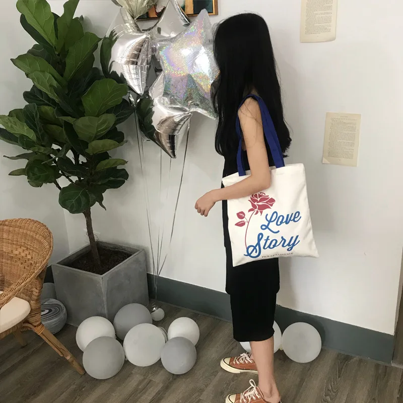 Youda Новая Роза печати Tote Портативный повседневное Женская сумочка колледж Стиль