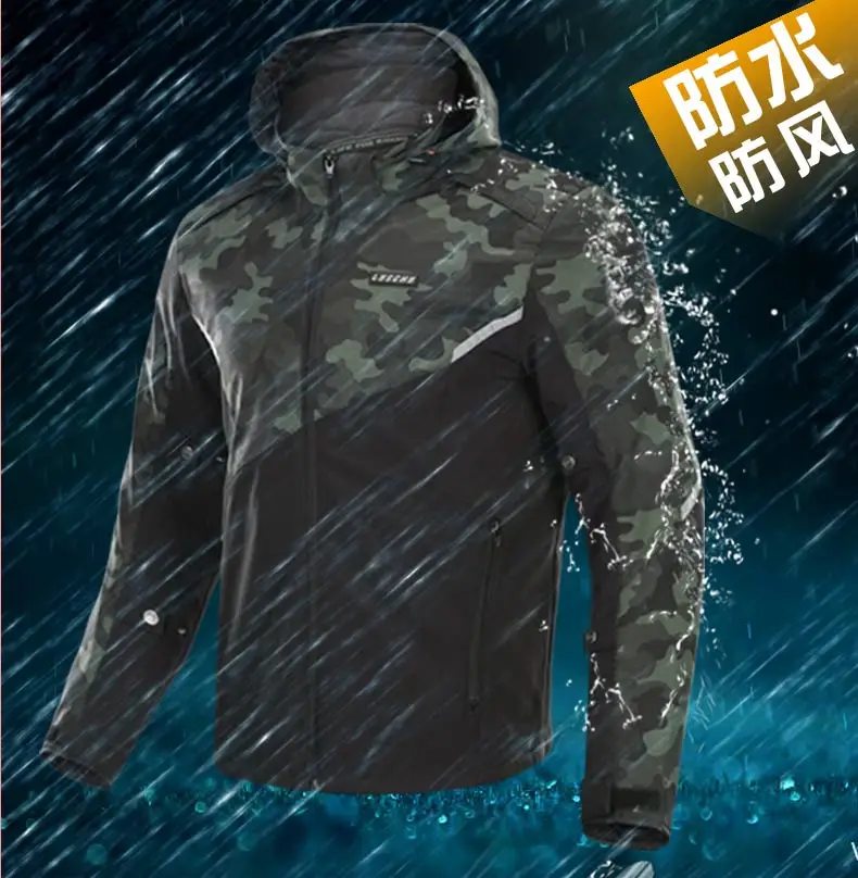Мужская водонепроницаемая мотоциклетная куртка из ткани Оксфорд 100%|Куртки| |