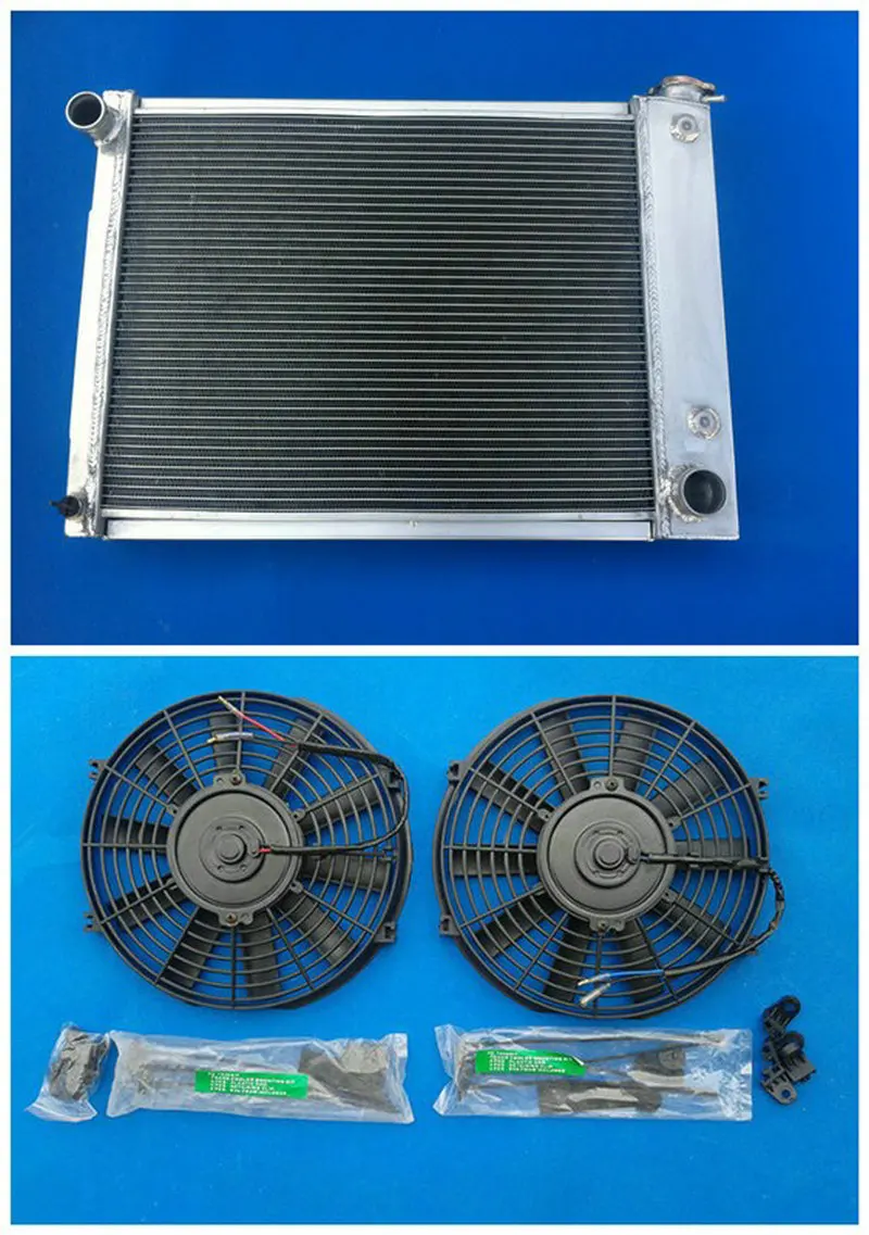 Высококачественный новый алюминиевый гоночный радиатор + вентиляторы 67 69 68 для