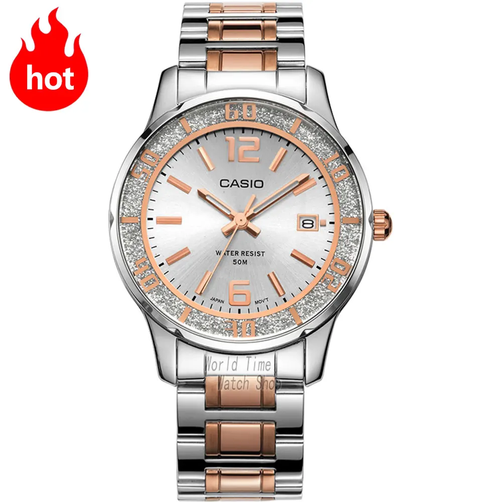 LTP1359RG7A-V Casio часы женские часы лучший бренд класса люкс 50 м Водонепроницаемый Кварцевые женские часы женские Подарки Часы Спортивные часы relogio feminino reloj mujer montre homme bayan kol saati zegarek damski LTP-1359 - Цвет: LTP1359RG7A-V