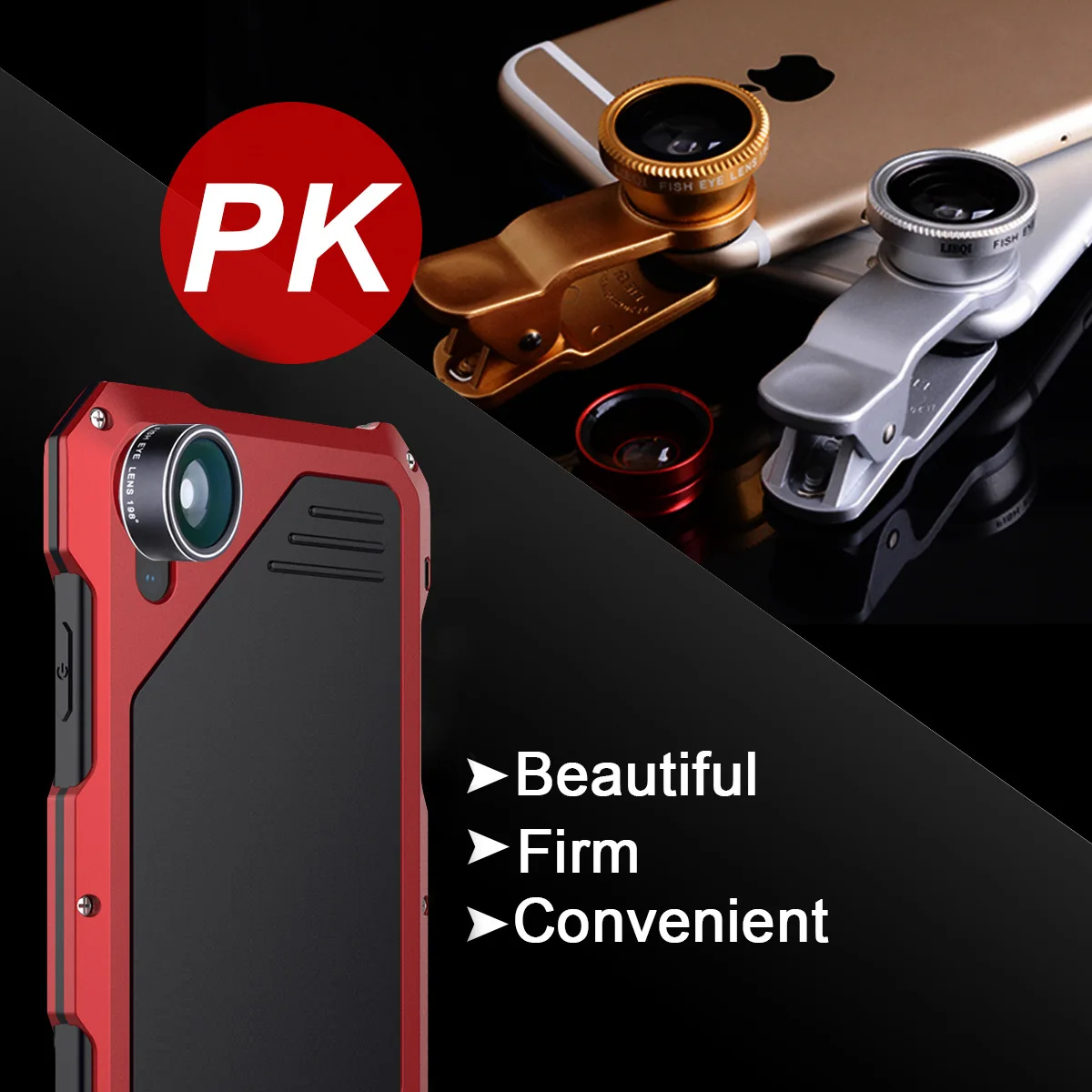 Металлический противоударный чехол для iPhone XS Max XR бампер из алюминиевого сплава для iPhone X с макро широкоугольным объективом рыбий глаз