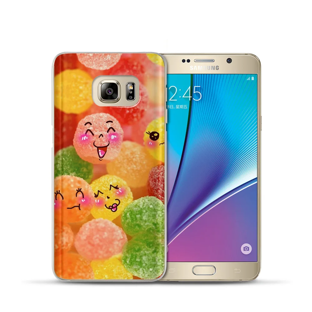 Модный чехол для телефона Samsung Galaxy S8 J3 J5 J7 A5 2017 2016 2015 S6 S7 Edge S9Plus карамельный Silicona Casos