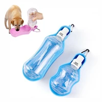 250500ml outdoor portable pet dog water bottle plastic foldable travel drinking bowls smallmedium puppy catdogs water bottles