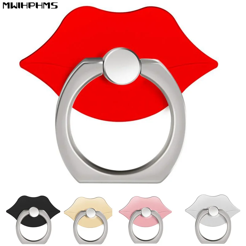 Держатель для телефона кронштейн кольцо-пряжка небольшой подарок вращение на 360