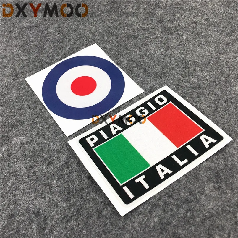 Наклейки на автомобиль с национальным флагом Италии виниловые наклейки Moto GP