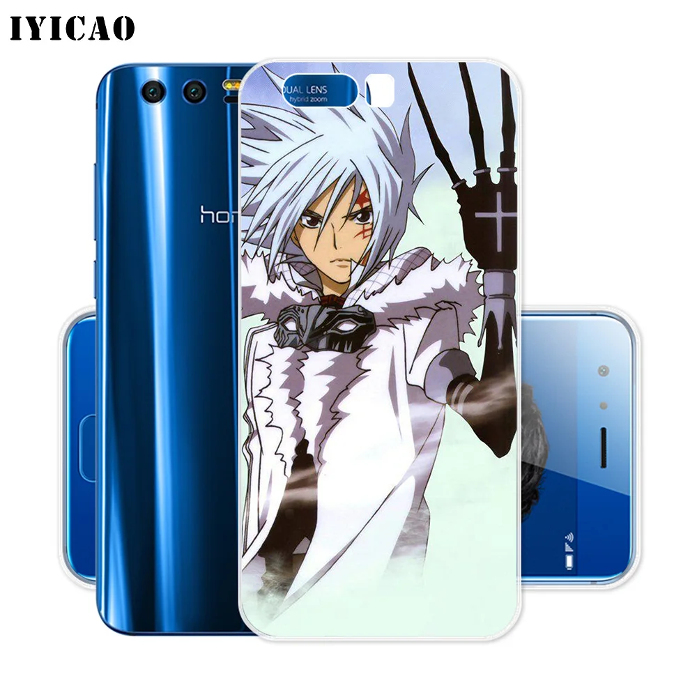 Мягкий силиконовый чехол IYICAO D.Gray man для Huawei Y9 Y7 Y6 Prime 2018 Honor 8C 8X 8 9 10 Lite 7X 7C 6A 7A Pro
