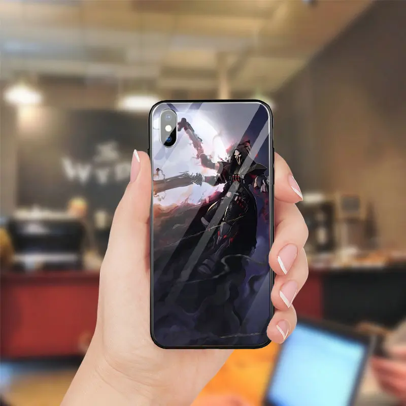 ПК ТПУ закаленное Стекло случаи мобильного телефона для Iphone 5 5s se X XR XS Max 8 7 плюс 6 S