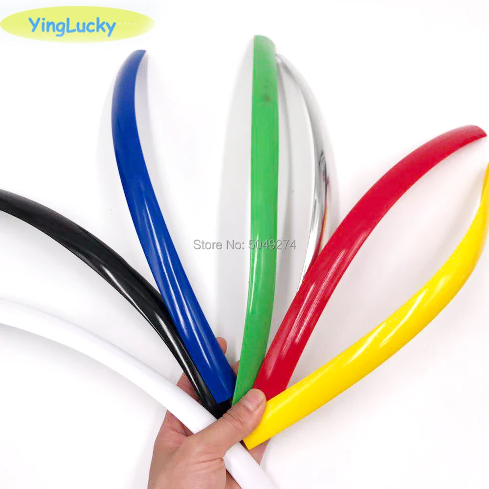Yinglucky 9,84 фута 3 м Длина 16 мм/19 мм ширина Пластиковые Т-образные формы для аркадных игр MAME машина шкаф хром/черный