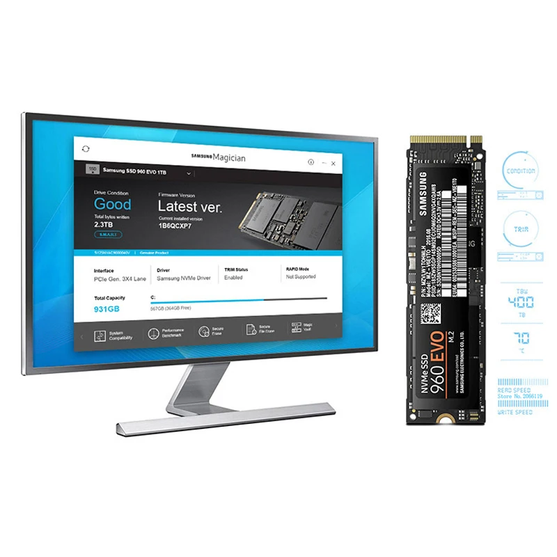 Samsung 970 evo 250 ГБ NVMe M.2 SSD твердотельный жесткий диск MZ-V6E250BW 960 500 PCIe 3 0x4 1 2 (частичное) |