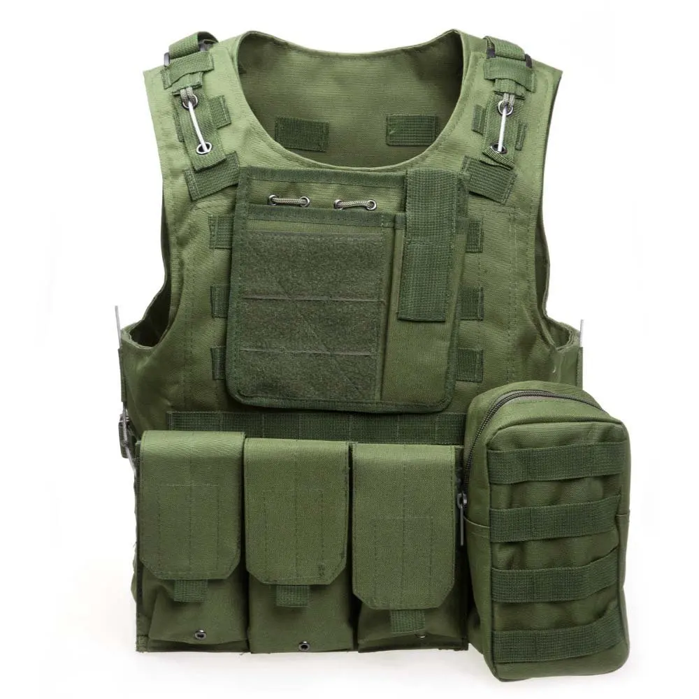 Outlife Камуфляжный охотничий военный тактический жилет Wargame Body Molle Armor охотничий жилет CS Уличное оборудование джунглей с 7 цветами - Цвет: 02