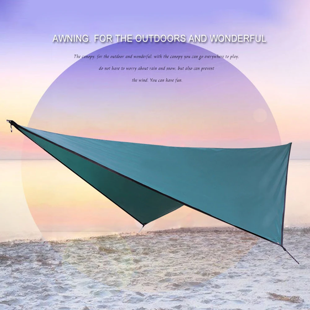 Hiking Tarp Sun Shelter Waterproof Picnic Tourist Rain Outdoor Garden Pergola Patio Awning Tent Beach Camping Canopy | Спорт и