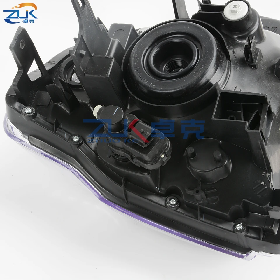 ZUK 2 шт. передняя фара головной светильник в сборе для NISSAN X-Trail T31 2009 2010 2011 галогеновая лампа низкой конфигурации