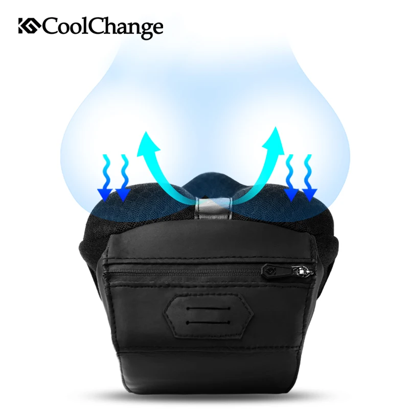 Велосипедное седло CoolChange Спортивная нейлоновая Нескользящая подушка для