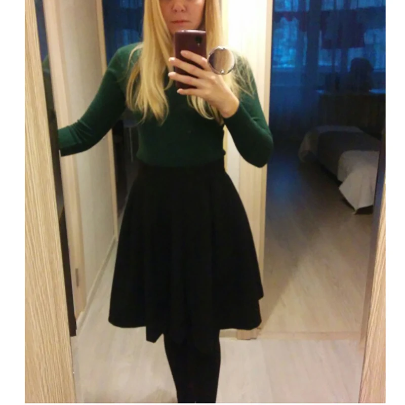 Свитер Женщин Пуловеры 2016 Зима С Длинным Рукавом Кашемира Шерсти Женские Kintted