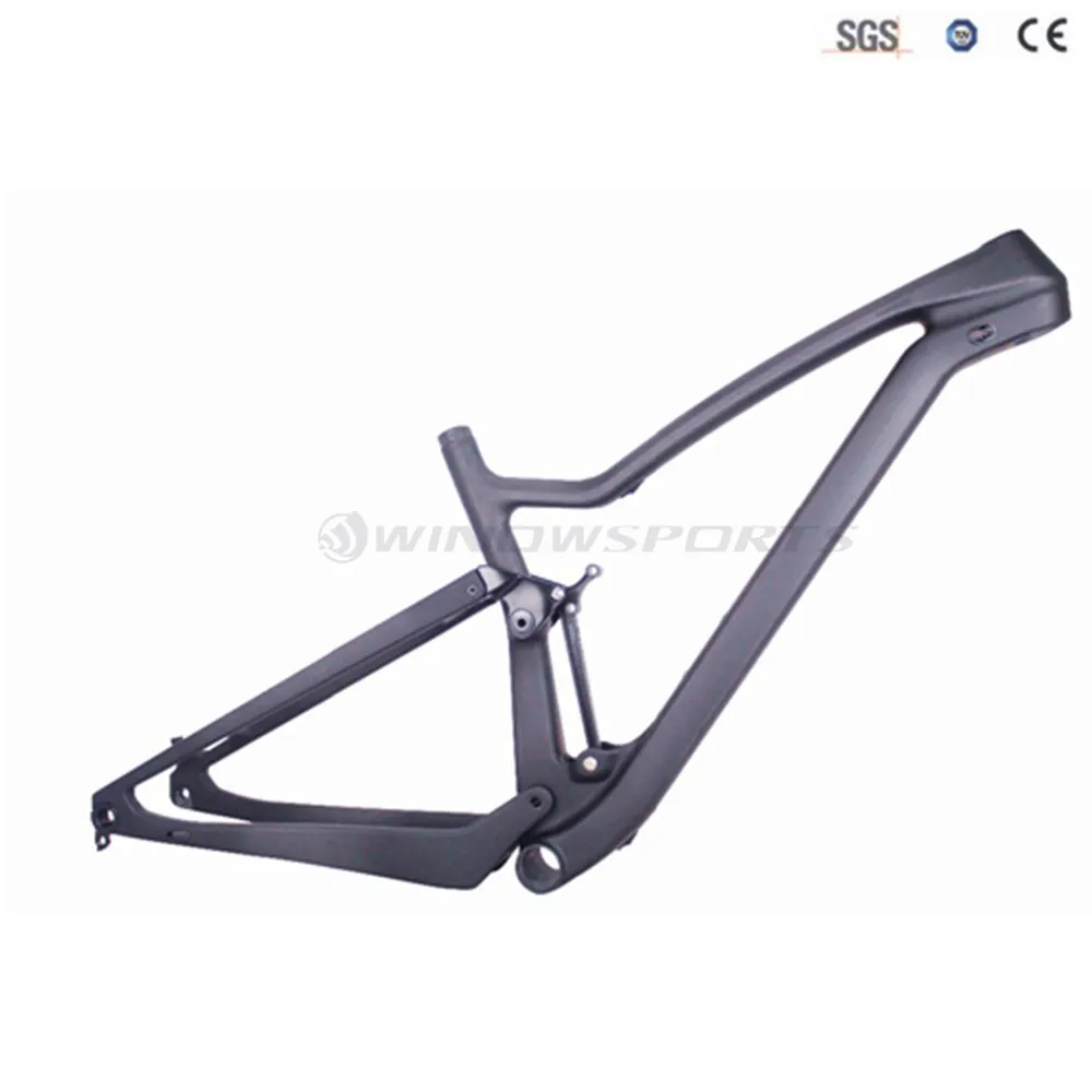 Winow полная подвеска 29er boost велосипеды карбоновая Mtb рама XC 148x12 мм Размер 15," 17,5" 1" 21" карбонная рама рамы для Mtb