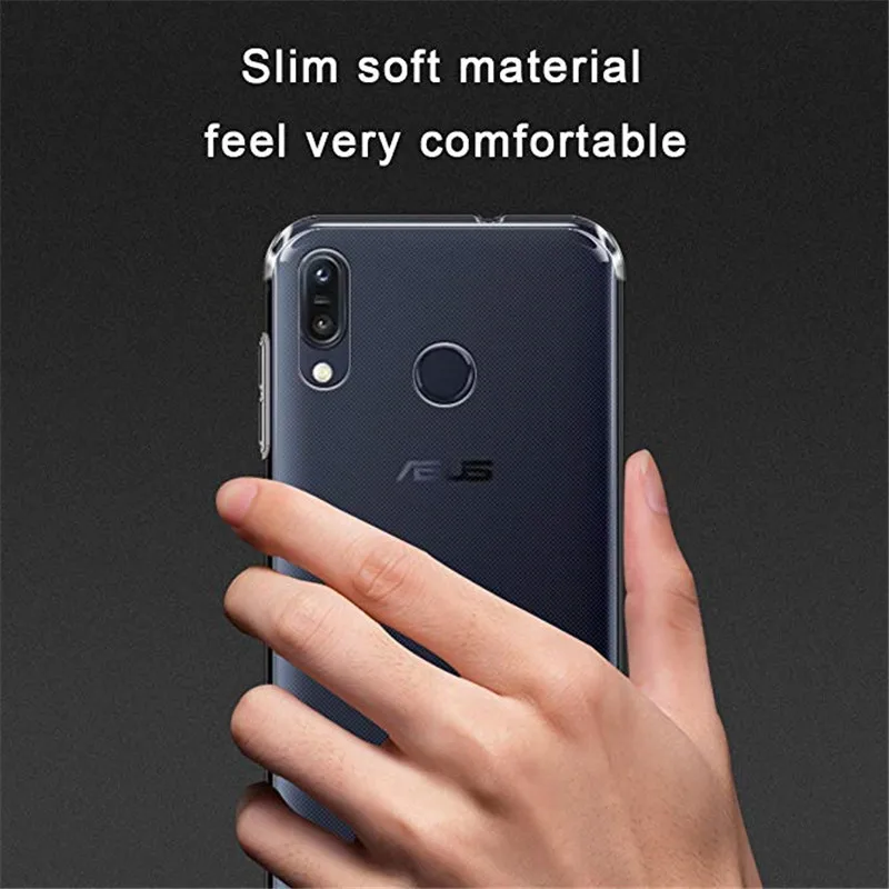 Мягкий прозрачный ТПУ силиконовый чехол для Asus ZenFone Max (M1) ZB555KL чехлы телефонов