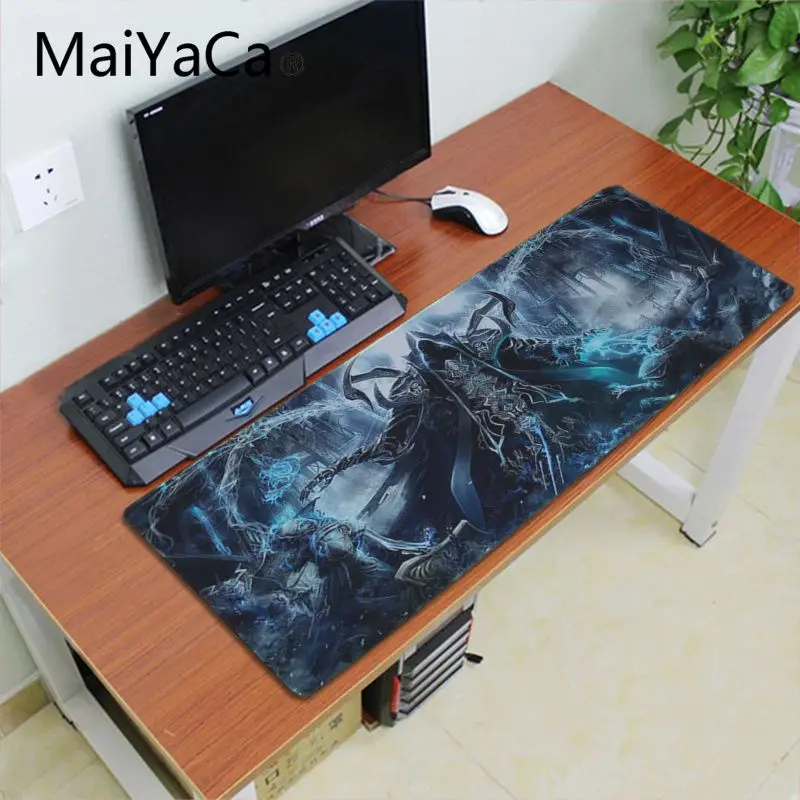 Lock Edge 30X70cm Maiyaca diablo, резиновая мышь, прочный Настольный коврик для мыши, игровой коврик для мыши, для ПК, ноутбука, ноутбука, большой коврик для мыши, геймерский Настольный коврик - Цвет: Lock Edge 30X70cm
