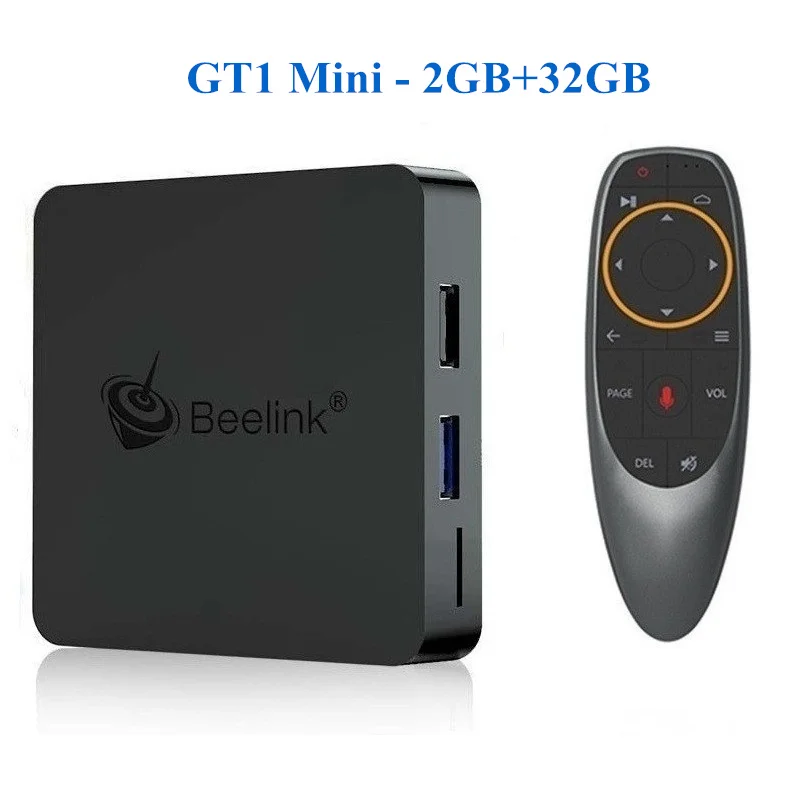 GT1 MINI 2GB 32GB Мини смарт-ТВ-приставка Beelink GT1 Android 8,1 Amlogic S905X2 голосовой Пульт 2 ГБ/4 ГБ ОЗУ 32 ГБ/64 Гб ПЗУ смарт-приставка медиаплеер - Цвет: GT1 MINI 2GB 32GB
